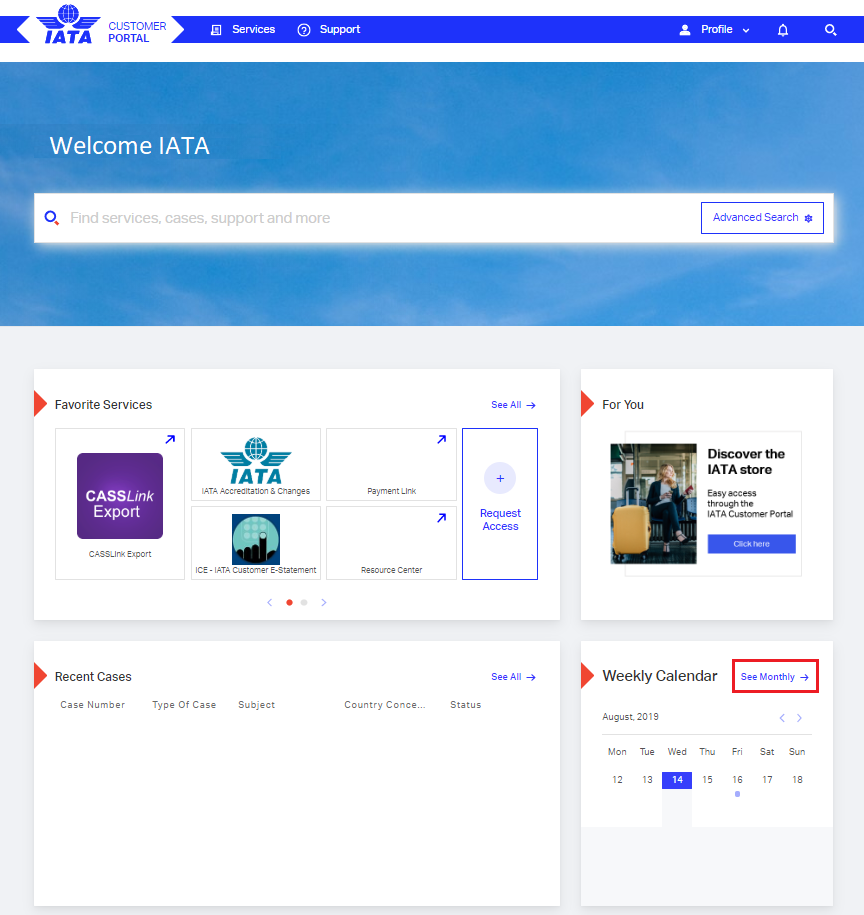 The remittance and settlement calendar is visible in the lower right